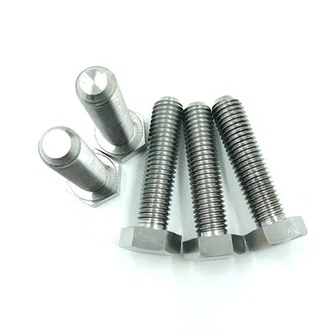 Perno de cabeza hexagonal de titanio Gr5