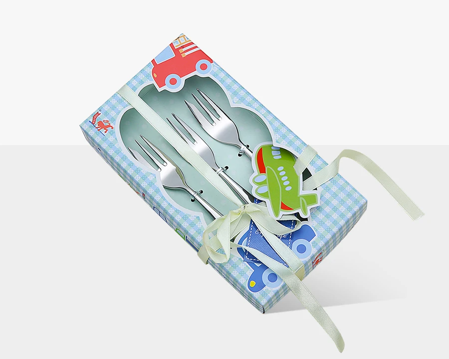 Juego de tenedores de acero inoxidable para tartas