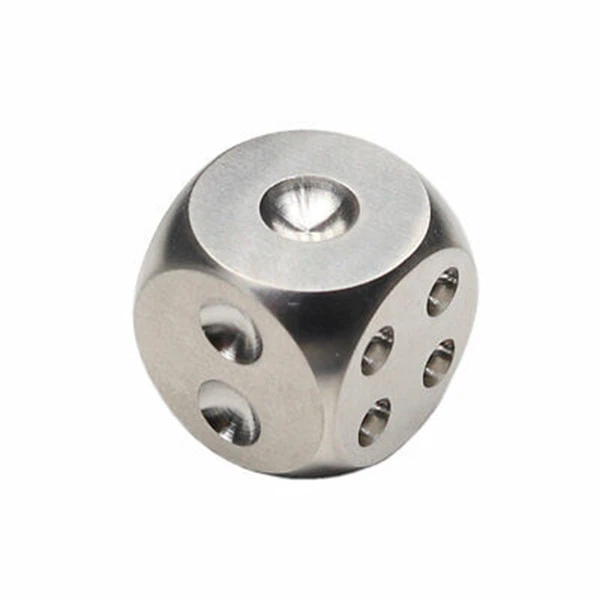 Titanium Alloy Dice Toy