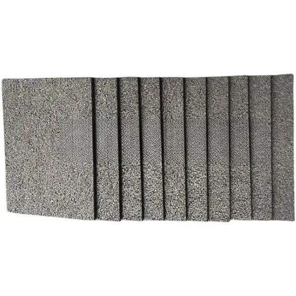 Placa de filtro poroso sinterizado en polvo de titanio